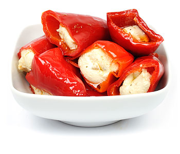Peperone Rosso ripieno alla Feta
