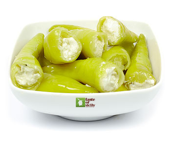 Peperone Verde ripieno alla Feta